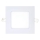 LED Ugradbena lampa SQUARE LED/6W/230V 6500K 11,8x11,8 cm bela