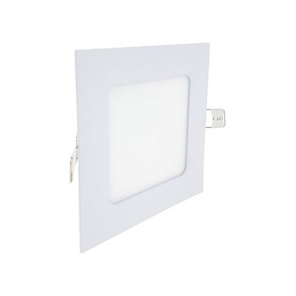 LED Ugradbena lampa SQUARE LED/6W/230V 6500K 11,8x11,8 cm bela