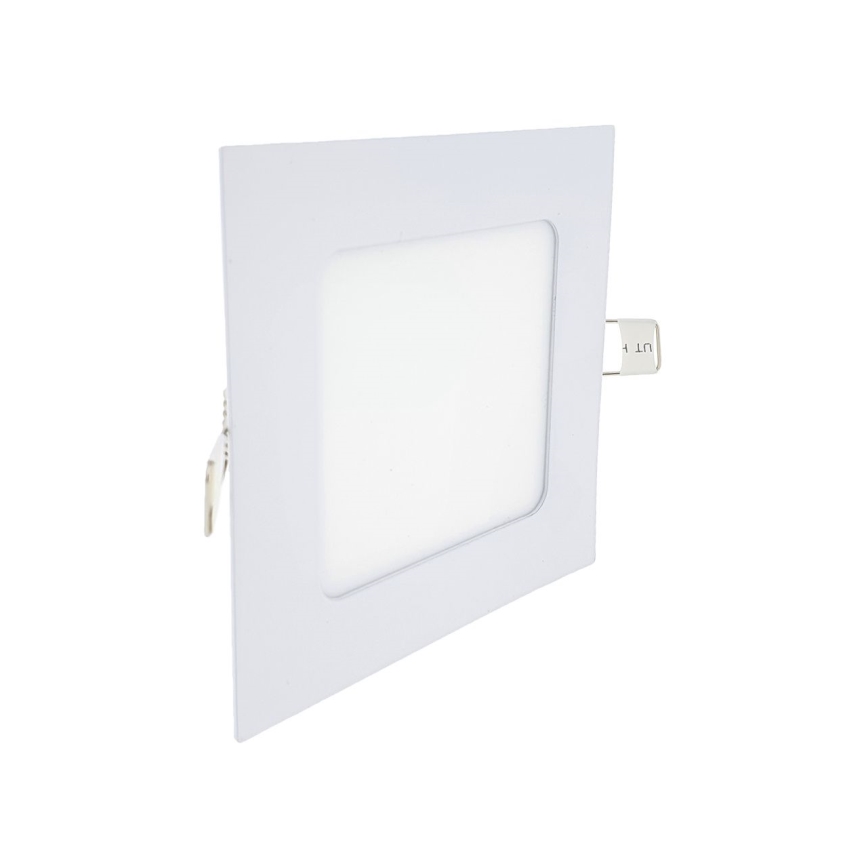 LED Ugradbena lampa SQUARE LED/6W/230V 6500K 11,8x11,8 cm bela