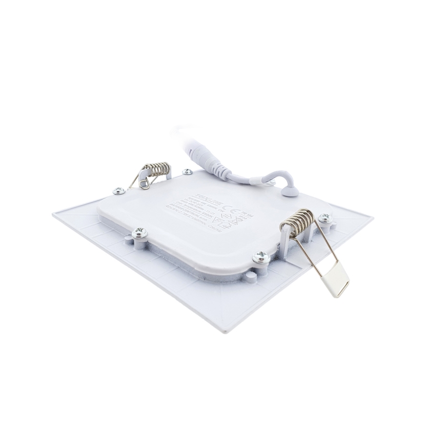 LED Ugradbena lampa SQUARE LED/6W/230V 6500K 11,8x11,8 cm bela