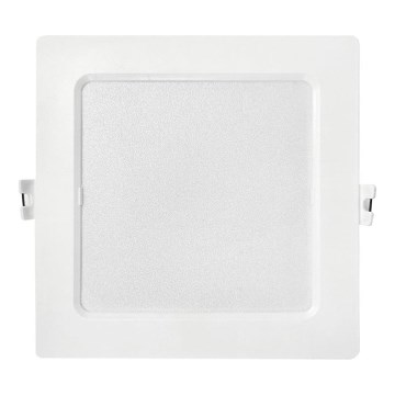 LED Ugradbena lampa SQUARE LED/9W/230V 4000K 14,5x14,5 cm bela