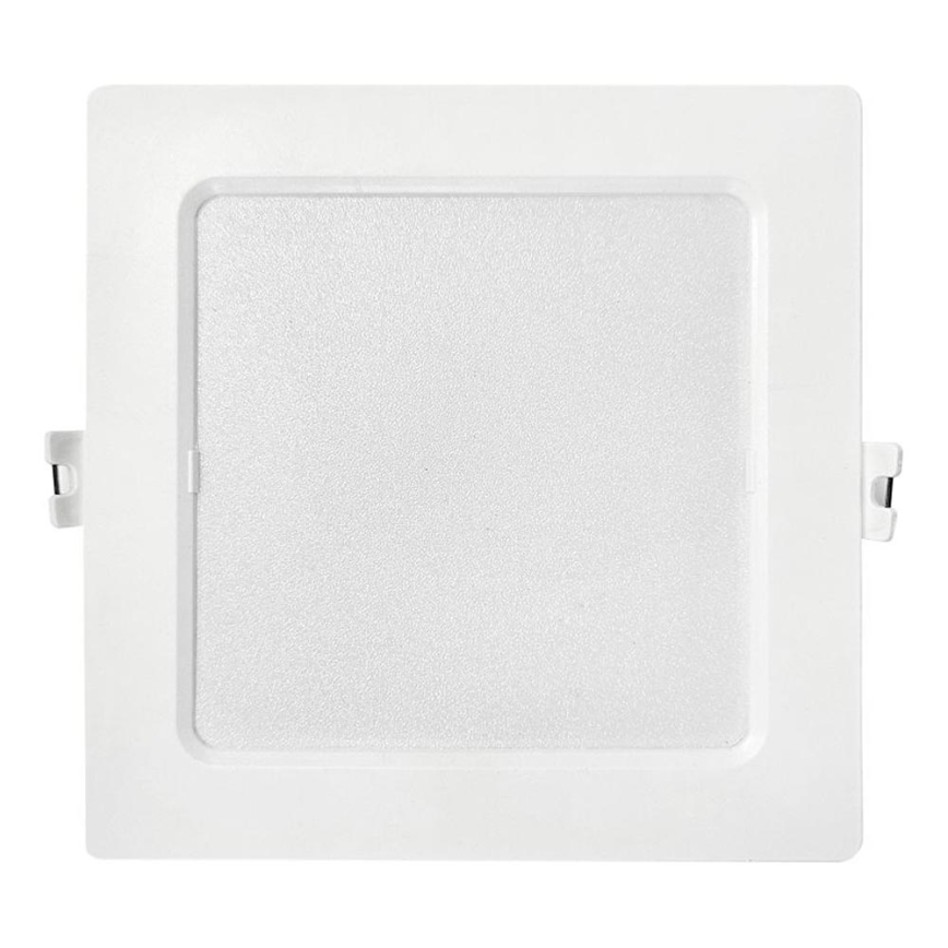 LED Ugradbena lampa SQUARE LED/9W/230V 4000K 14,5x14,5 cm bela