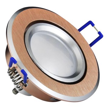 LED Ugradbena lampa SUNCE OLAL 1xGU10/3,5W/230V 3000K pr. 8,4 cm zlatna
