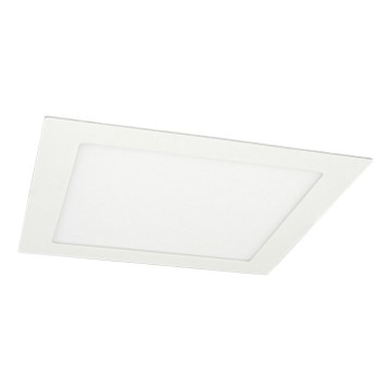 LED Ugradbena lampa VEGA LED/12W/230V 2900/3900/5800K 17,5x17,5 cm bela