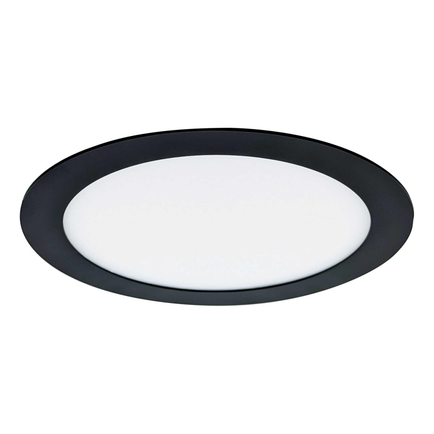 LED Ugradbena lampa VEGA LED/18W/230V 2900/3900/5800K pr. 22,5 cm crno