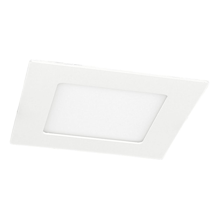LED Ugradbena lampa VEGA LED/6W/230V 2900/3900/5800K 12,5x12,5 cm bela
