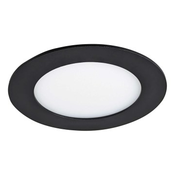 LED Ugradbena lampa VEGA LED/6W/230V 2900/3900/5800K pr. 12,5 cm crno