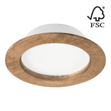 LED Ugradbena lampa WOODY SPOT LED/12,5W/230V 3000K orah ø 16 cm