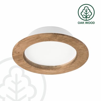 LED Ugradbena lampa WOODY SPOT LED/12,5W/230V 3000K orah ø 16 cm