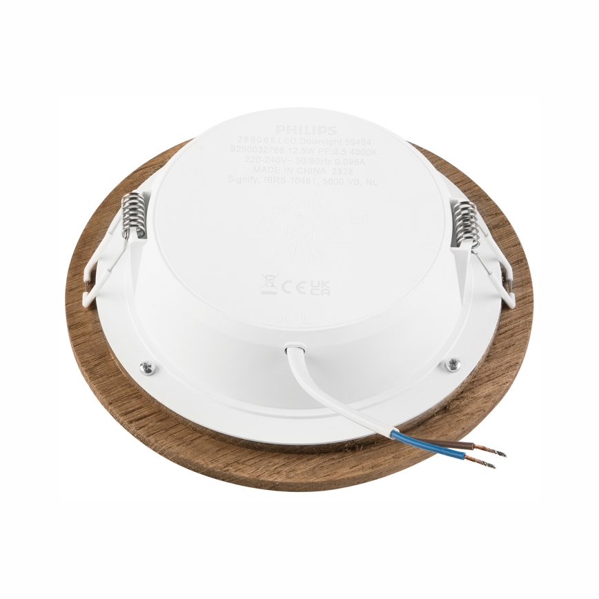 LED Ugradbena lampa WOODY SPOT LED/12,5W/230V 3000K orah ø 16 cm