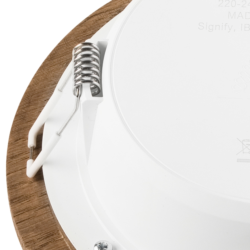 LED Ugradbena lampa WOODY SPOT LED/12,5W/230V 3000K orah ø 16 cm