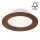 LED Ugradbena lampa WOODY SPOT LED/12,5W/230V 3000K trešnja ø 16 cm