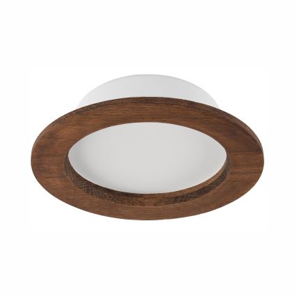 LED Ugradbena lampa WOODY SPOT LED/12,5W/230V 3000K trešnja ø 16 cm