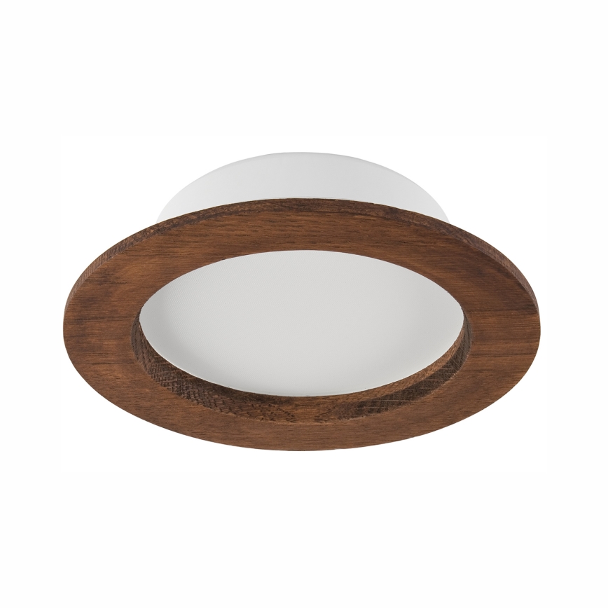 LED Ugradbena lampa WOODY SPOT LED/12,5W/230V 3000K trešnja ø 16 cm