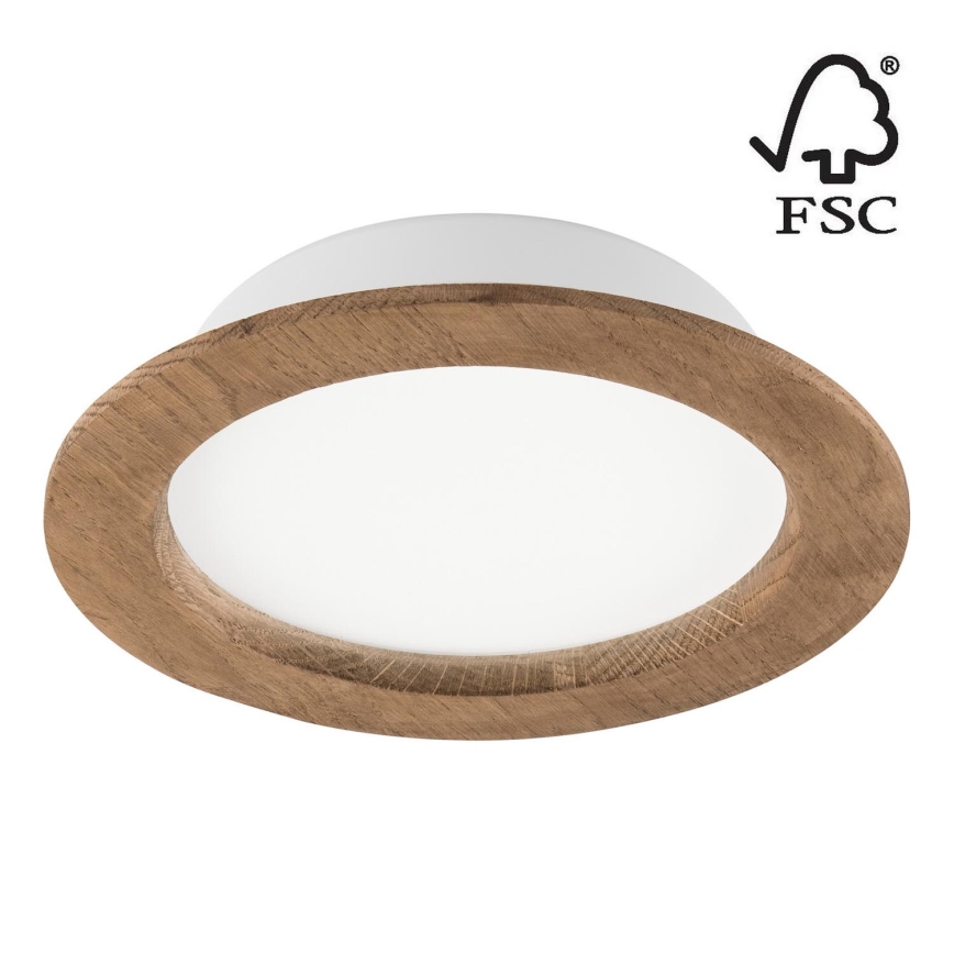 LED Ugradbena lampa WOODY SPOT LED/16,5W/230V 4000K orah ø 18,5 cm