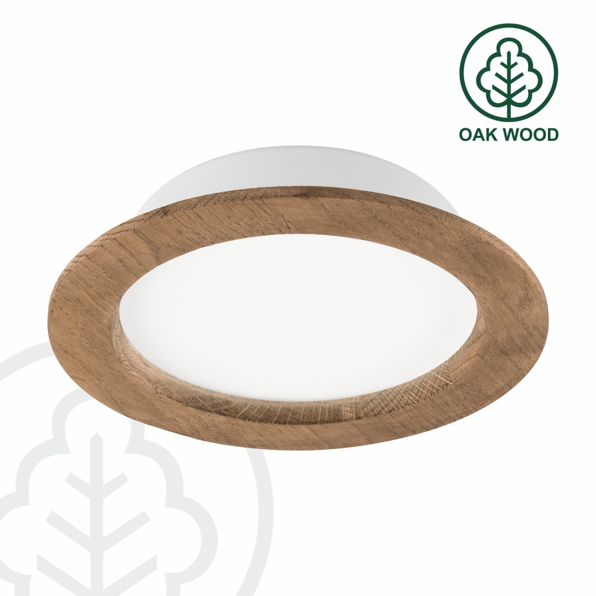 LED Ugradbena lampa WOODY SPOT LED/16,5W/230V 4000K orah ø 18,5 cm