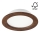 LED Ugradbena lampa WOODY SPOT LED/16,5W/230V 4000K trešnja ø 18,5 cm