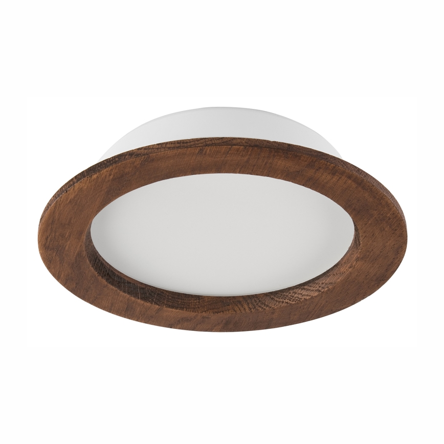 LED Ugradbena lampa WOODY SPOT LED/16,5W/230V 4000K trešnja ø 18,5 cm