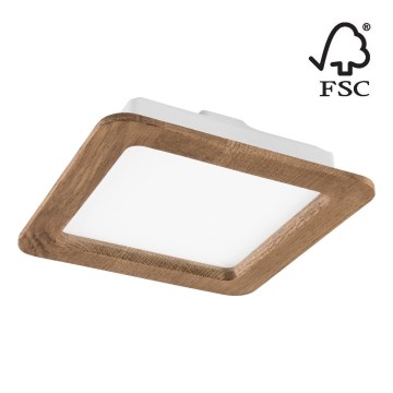 LED Ugradbena lampa WOODY SPOT LED/17W/230V 3000K orah 18,5x18,5 cm