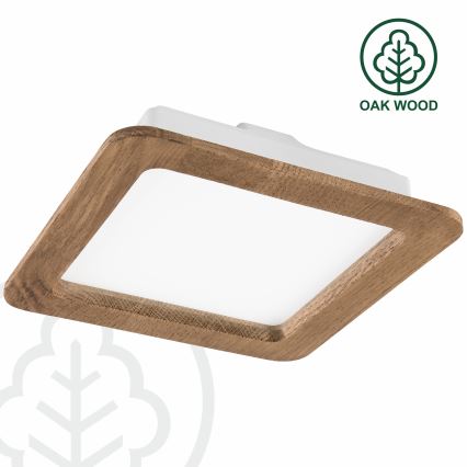 LED Ugradbena lampa WOODY SPOT LED/17W/230V 3000K orah 18,5x18,5 cm