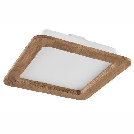 LED Ugradbena lampa WOODY SPOT LED/17W/230V 3000K orah 18,5x18,5 cm