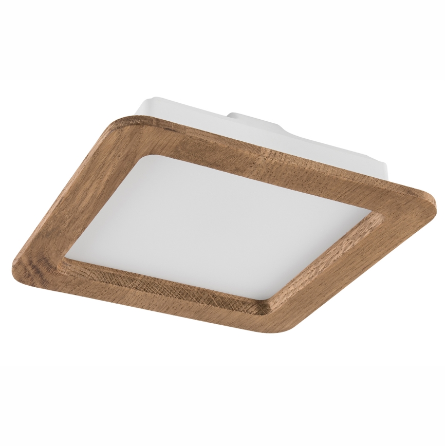 LED Ugradbena lampa WOODY SPOT LED/17W/230V 3000K orah 18,5x18,5 cm