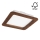 LED Ugradbena lampa WOODY SPOT LED/17W/230V 3000K trešnja 18,5x18,5 cm