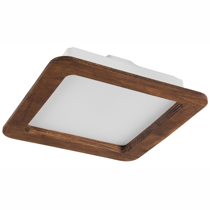 LED Ugradbena lampa WOODY SPOT LED/17W/230V 3000K trešnja 18,5x18,5 cm