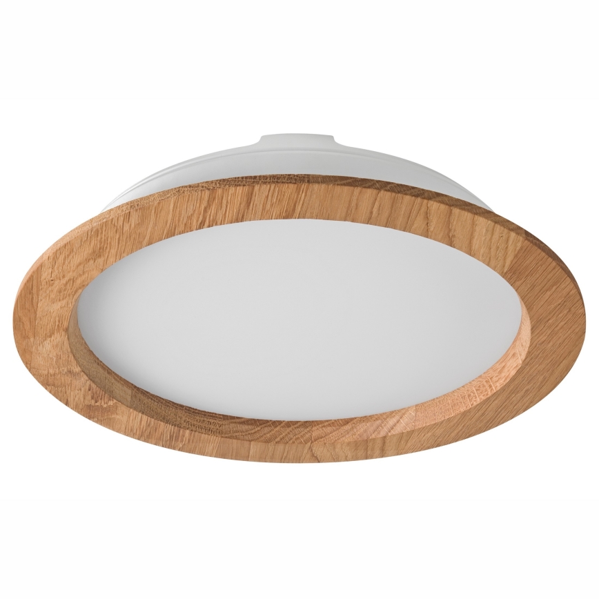 LED Ugradbena lampa WOODY SPOT LED/23,5W/230V 4000K hrast ø 23,5 cm
