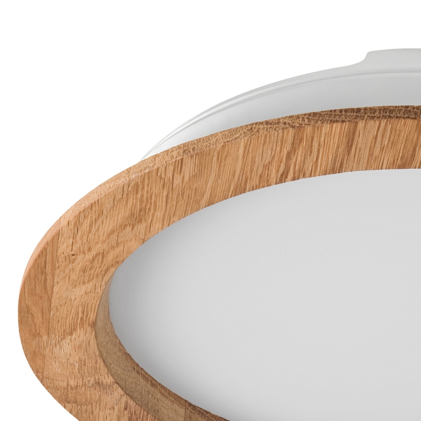 LED Ugradbena lampa WOODY SPOT LED/23,5W/230V 4000K hrast ø 23,5 cm