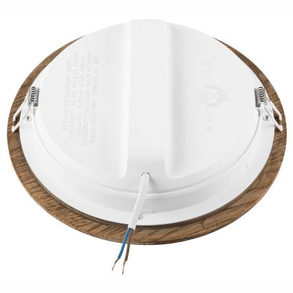 LED Ugradbena lampa WOODY SPOT LED/23,5W/230V 4000K orah ø 23,5 cm