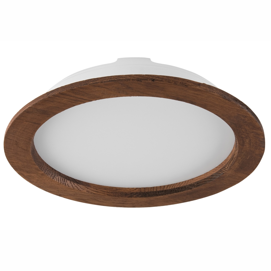 LED Ugradbena lampa WOODY SPOT LED/23,5W/230V 4000K trešnja ø 23,5 cm