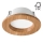 LED Ugradbena lampa WOODY SPOT LED/5,5W/230V 4000K hrast ø 10 cm