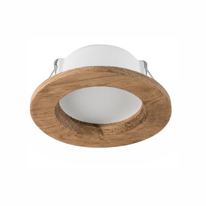 LED Ugradbena lampa WOODY SPOT LED/5,5W/230V 4000K orah ø 10 cm