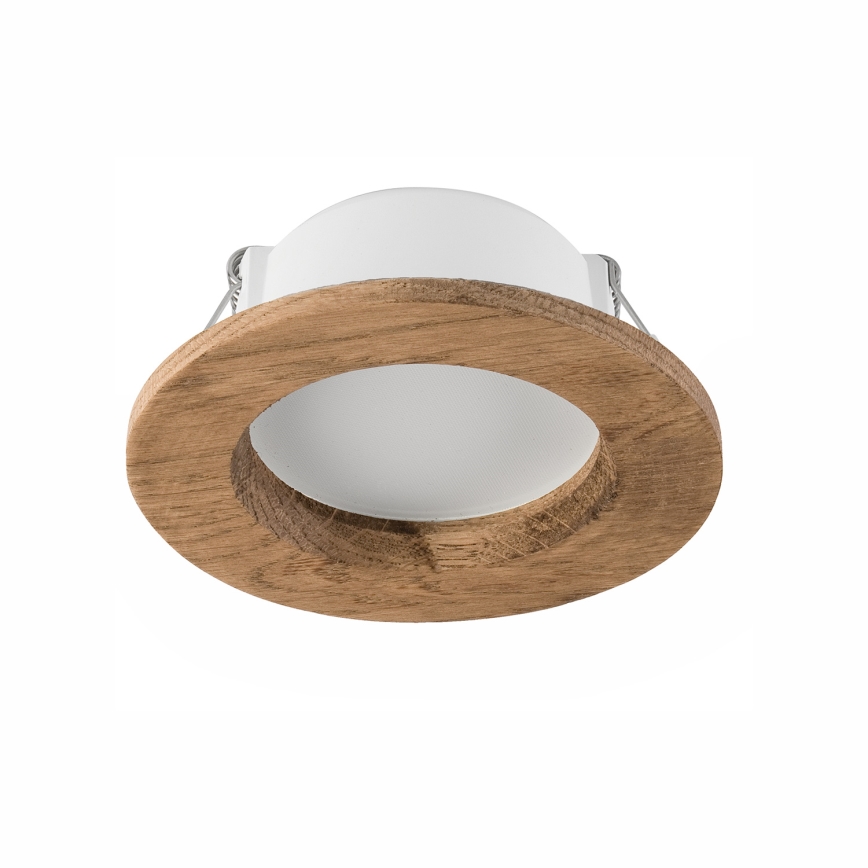 LED Ugradbena lampa WOODY SPOT LED/5,5W/230V 4000K orah ø 10 cm