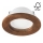 LED Ugradbena lampa WOODY SPOT LED/5,5W/230V 4000K trešnja ø 10 cm