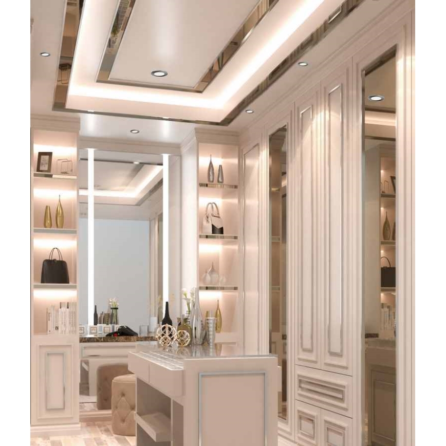 LED Ugradbena lampa za kupatilo BONO LED/8W/230V 3000K IP65 sjajni krom