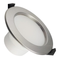 LED Ugradbena lampa za kupatilo LED/10W/230V 4000K srebrno IP44