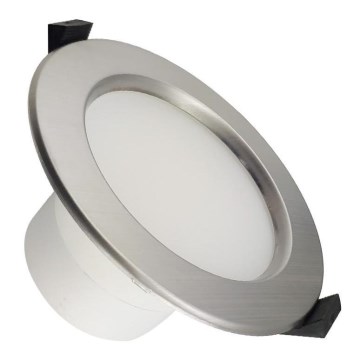 LED Ugradbena lampa za kupatilo LED/10W/230V 4000K srebrno IP44