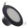LED Ugradbena lampa za kupatilo LED/7W/230V 4000K crno IP44