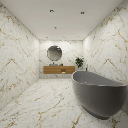 LED Ugradbena lampa za kupatilo LED/7W/230V 4000K crno IP44