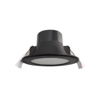 LED Ugradbena lampa za kupatilo LED/7W/230V 4000K crno IP44