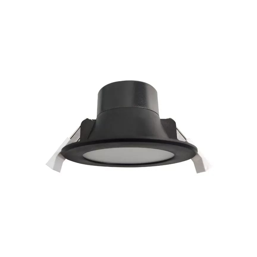LED Ugradbena lampa za kupatilo LED/7W/230V 4000K crno IP44