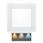 LED Ugradbena lampa za kupatilo RAFA LED/6W/230V 3000/4000/6000K 12x12 cm IP44 bela
