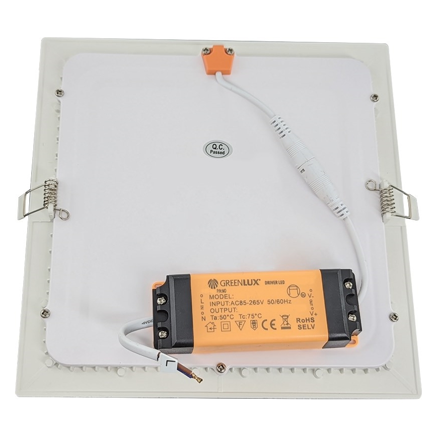 LED Ugradbena lampa za kupatilo VEGA LED/12W/230V 3800K 16,8 cm IP44