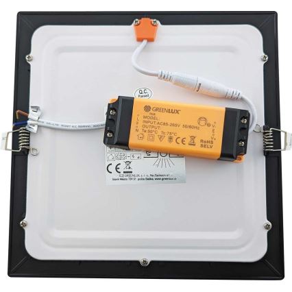 LED Ugradbena lampa za kupatilo VEGA LED/12W/230V 3800K 16,8 cm IP44