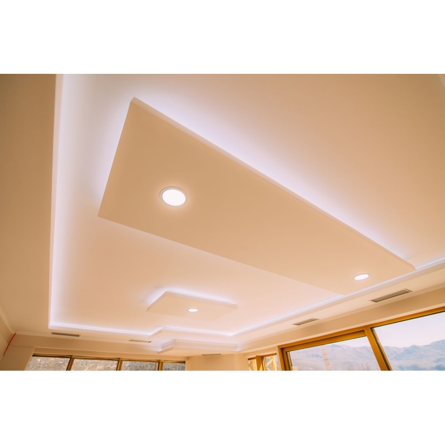 LED Ugradbena lampa za kupatilo VEGA LED/12W/230V 3800K pr. 16,8 cm IP44 snežno bela