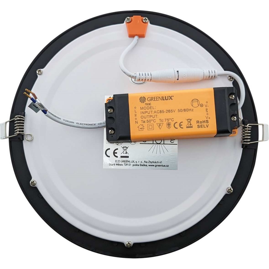 LED Ugradbena lampa za kupatilo VEGA LED/24W/230V 2800K pr. 29,8 cm IP44