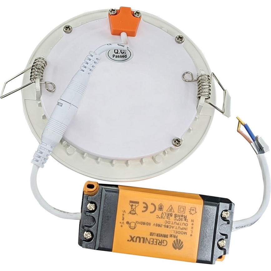 LED Ugradbena lampa za kupatilo VEGA LED/6W/230V 2800K pr. 11,8 cm IP44