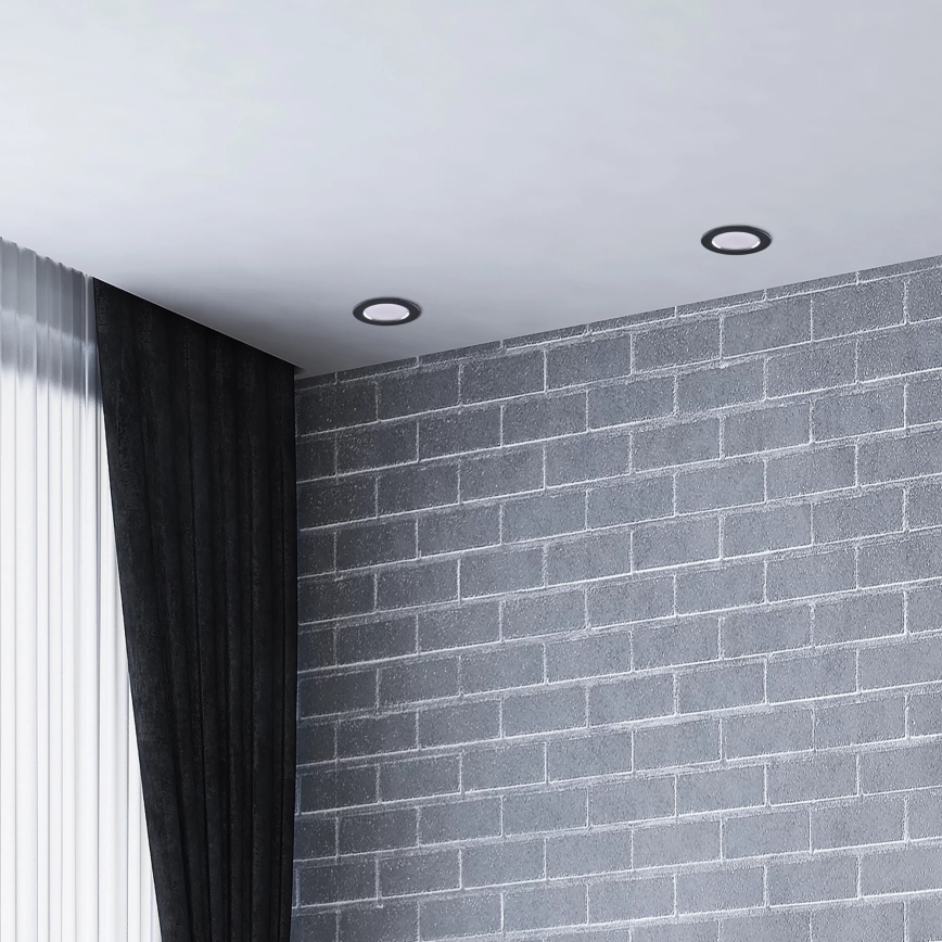 LED Ugradbena lampa ZOE LED/4,8W/230V crno